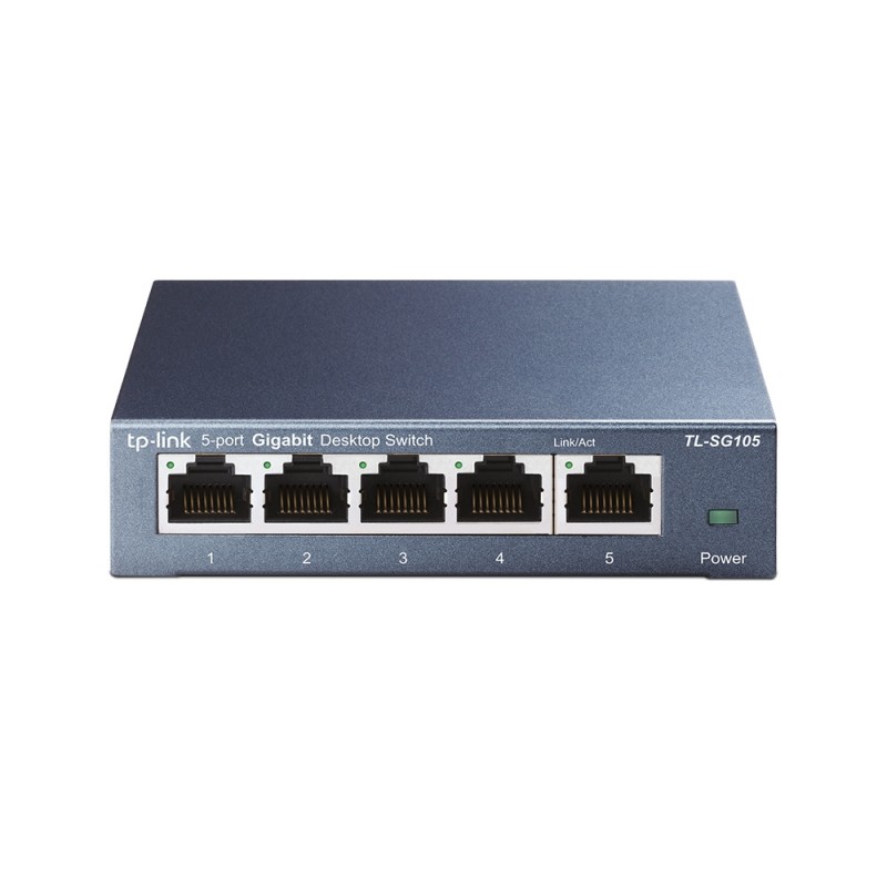 Switch de bureau 5 ports Gigabit - Boîtier métal