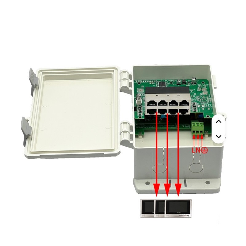 Commutateur POE 8 Ports Omenfirst OD1008-24V